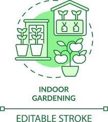 Indoor Gardening Green Concept Icon