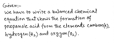 Write A Balanced Chemical Equation That