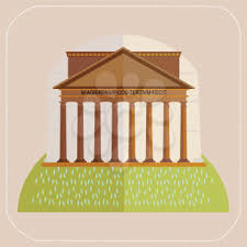 Rome Pantheon Icon 812137 Clipart