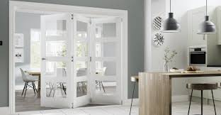 Coventry White Folding Glass Doors