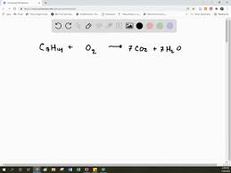 Complete Combustion Of Heptene C7h14