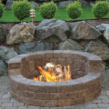 Back Fire Pit Kit In Northwest Blend