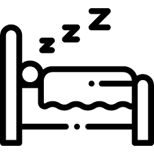 Bed Detailed Rounded Lineal Icon