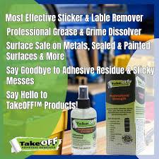 Takeoff Adhesive Remover 4 Oz Bottle