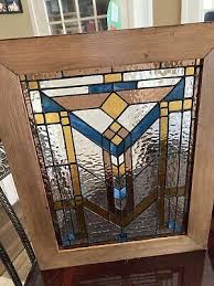 Stained Glass Prairie Style Window