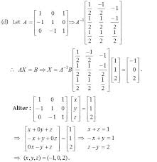 Linear Equations Using Matrices