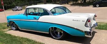 1956 Chevrolet Bel Air Rides On 24s