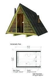 A Frame Shed Plans Tiny House Floor