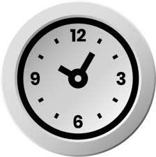Modern Gradient Wall Clock Icon