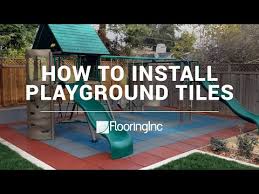 Playground Flooring Rubber Tiles And