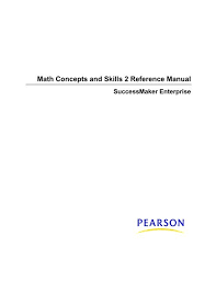 Math Concepts And Skills 2 Reference Manual
