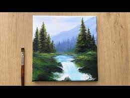 Acrylic Painting For Beginners Forest
