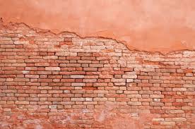 Old Wall Brick And Stucco Abstract Pattern