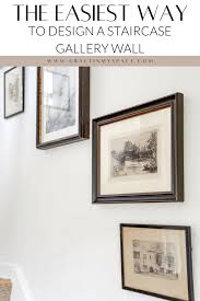 Layout A Staircase Gallery Wall
