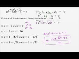 Solving Quadratic Equations Harder