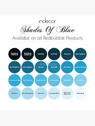 Blue Solid Color Palette Shades Of
