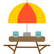 Outdoor Table Generic Flat Icon