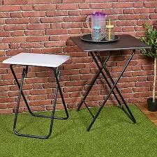 Metal Folding Patio Indoor Outdoor Side