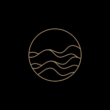 Vector Sea Ocean Wave Line Logo