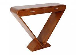 Icon Triangular Console With 2 Drawers