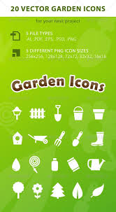 20 Vector Garden Icons Icon Business