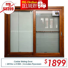 Solid Cedar Sliding Doors Sydney