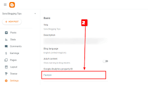 How To Add Or Change Favicon In Blogger
