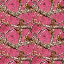 Pink Camouflage Fabric By The Yard