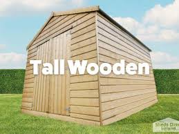Tall Wooden Shed Standard Style