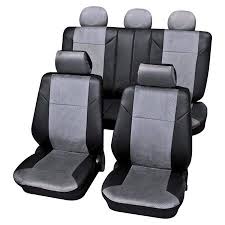 Dark Grey Luxury Car Seat Covers For