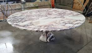 White Marble Round Tulip Table Made In