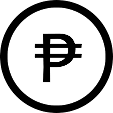 Philippine Peso Coin Outline Icon Png