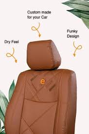 Victor Art Leather Car Seat Cover Tan