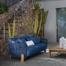 Argo Wood Icon Outdoor Sofa Loveseat