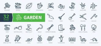 Garden Symbol Vector Design Images