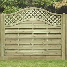Curved Fence Panels Landscaping