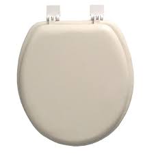 Classique Ginsey Round Closed Front Soft Toilet Seat In Champagne Ivory