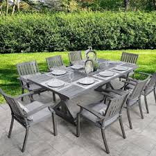 Patio Dining Table Hot Set For 8