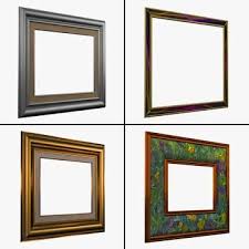 3d Model Picture Frames Collection 4