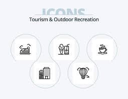 Outdoor Recreation Line Icon Pack