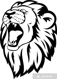 Sticker Lion Head Icon Pixers Uk