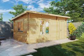 Summer House With Side Shed Super Tom