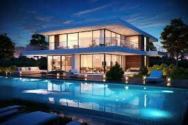 Modern Mansion Stock Photos Images And