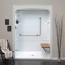 Shower Stall With Molded Seat