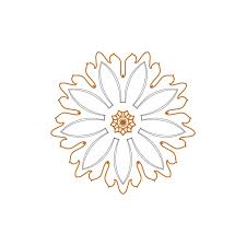 Modern Lotus Flower Logo Icon Design