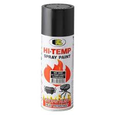 Hi Temp Spray Paint Bosny 400cc Black