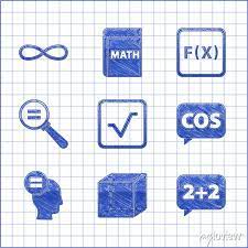 Set Square Root Geometric Figure Cube