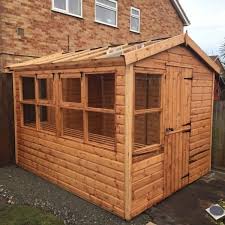 Apex Half Glass Roof Potting Shed By A