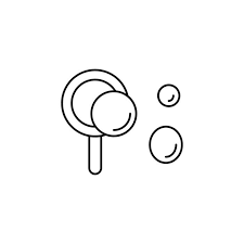 Bubble Blower Icon Simple Line