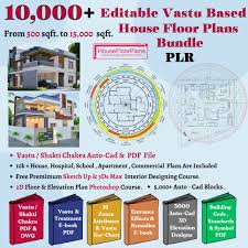 Vastu Based Editable House Floor Plans